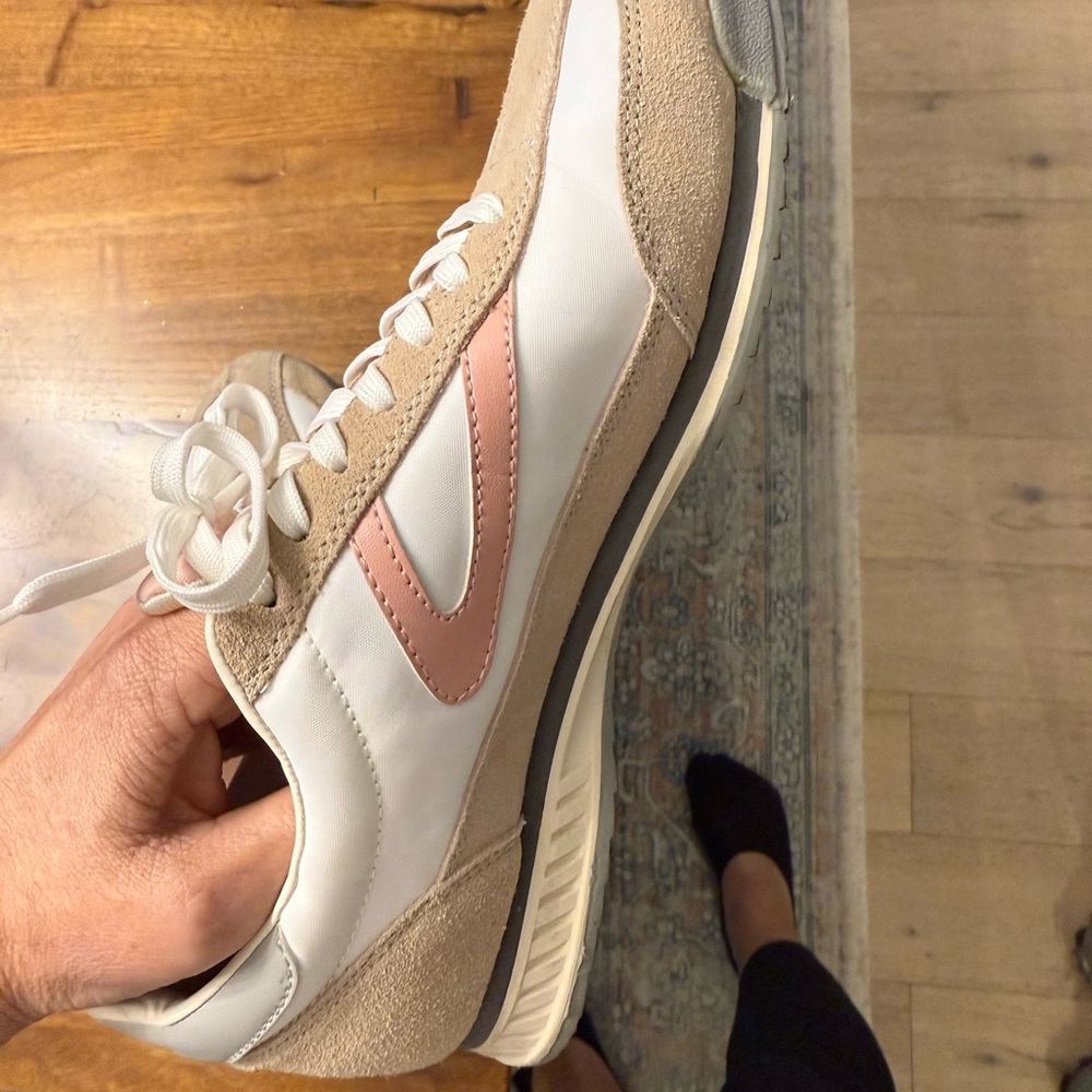 Tretorn Beige and White Casual Sneakers - Picture 2 of 5